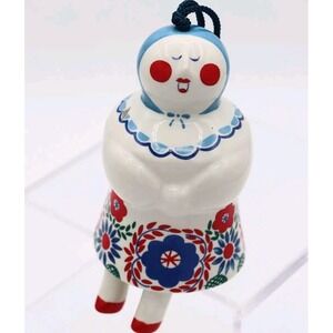 Vintage Japan Porcelain Orient Express Lady Bell Chime‎ Made For Elizabeth Arden